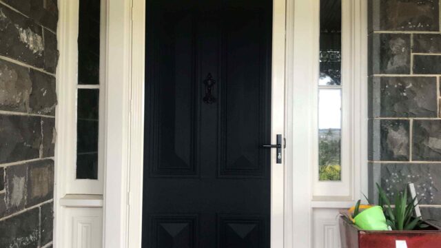 black door